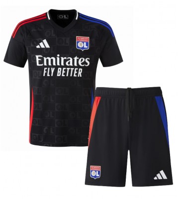Olympique Lyonnais Alexandre Lacazette #10 Udebanetrøje Børn 2024-25 Kortærmet (+ Korte bukser)